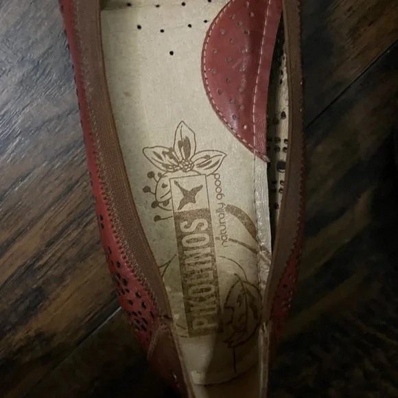 Born Tan Leather Cut-Out Flats - Picture 4 of 4